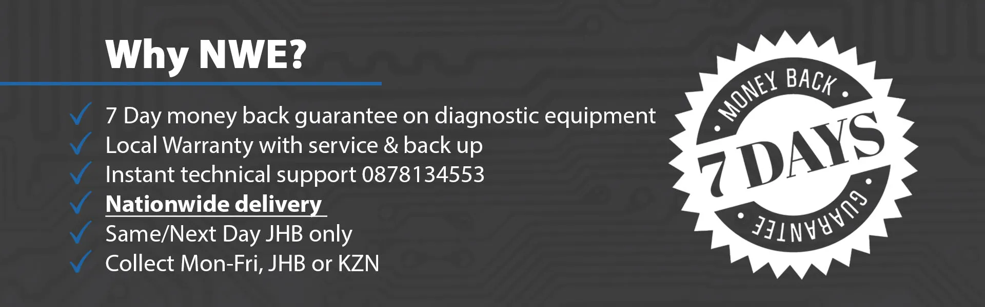 Why choose National Workshop Equipment South Africa