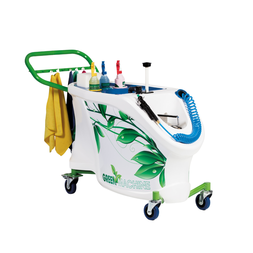 Introducing the Green Machine Waterless Car Wash System